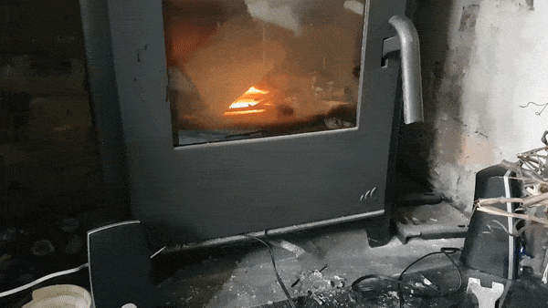 Animated gif of stove simulator in action